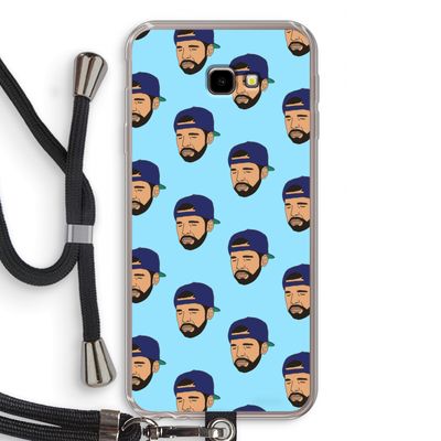 Drake Away: Samsung Galaxy J4 Plus Transparant Hoesje met koord