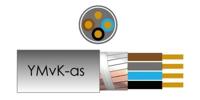 Enzo Kabel | YMVKas | 4x6qmm | grondkabel | rol | 100m - 1254018
