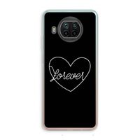 Forever heart black: Xiaomi Mi 10T Lite 5G Transparant Hoesje