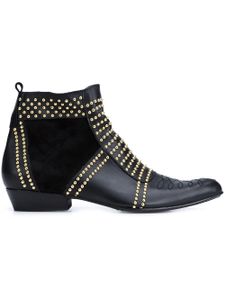 ANINE BING bottines clouttées "Charlie" - Noir