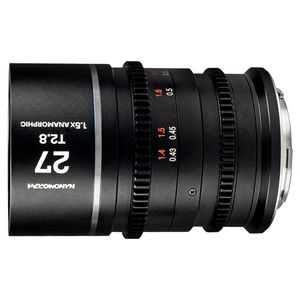 Laowa 27mm T2.8 1.5X S35 Nanomorph Cine Silver Fujifilm X-mount objectief