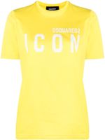 DSQUARED2 t-shirt en coton à logo imprimé - Jaune