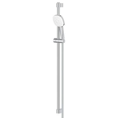 GROHE Tempesta 110 Cube Glijstangset - 90cm - vierkante handdouche - 3 straalsoorten - gladde doucheslang - chroom 26909003