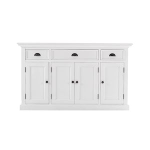 Halifax dressoir met 4 deuren en 3 laden, wit.