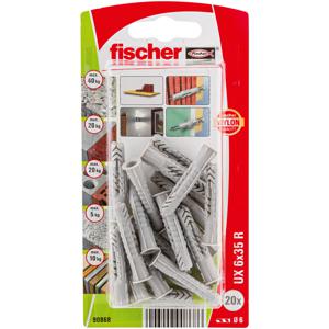 Fischer 90868 schroefanker & muurplug 20 stuk(s) Schroef- & muurplugset 35 mm
