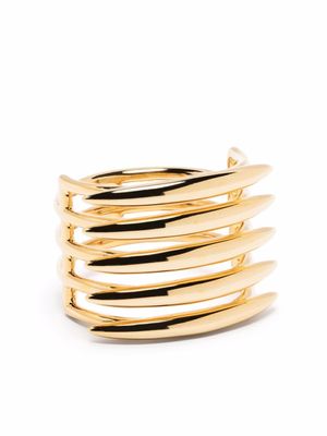 Shaun Leane bague Quill à design superposé - Or