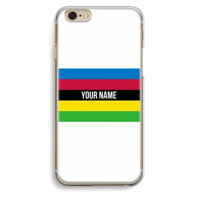 WK Wielrennen: iPhone 6 / 6S Transparant Hoesje WK Wielrennen: iPhone 6 / 6S Transparant Hoesje