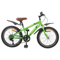 Kinderfiets 24 Inch 6-Speed voor 8-12 jaar oud Groen