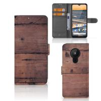 Nokia 5.3 | Book Style Case | Old Wood