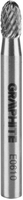 graphite stiftfrees type e ovaal 6x13 mm 55h364 - thumbnail