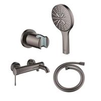 GROHE Essence New bad-/douchekraan met 3 standen handdoucheset en doucheslang hard graphite SW98776/SW98892/SW472424/SW862602 GROHE Essence New bad-/douchekraan met 3 standen handdoucheset en doucheslang hard graphite SW98776/SW98892/SW472424/SW862602
