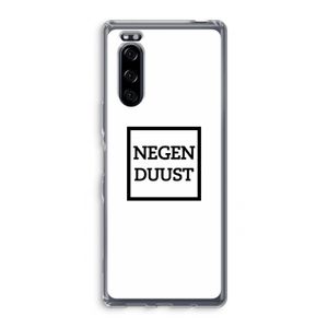 Negenduust vierkant: Sony Xperia 5 Transparant Hoesje