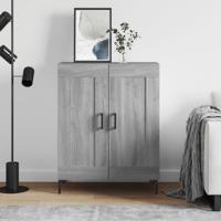 Dressoir 69,5x34x90 cm bewerkt hout grijs sonoma eikenkleurig - thumbnail