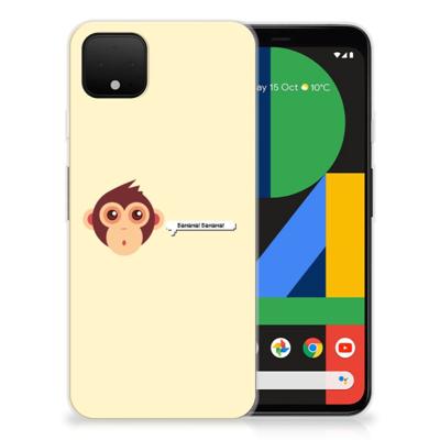 Google Pixel 4 XL Telefoonhoesje met Naam Monkey Google Pixel 4 XL Telefoonhoesje met Naam Monkey
