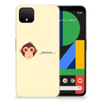 Google Pixel 4 XL Telefoonhoesje met Naam Monkey