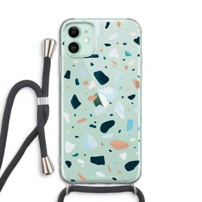 Terrazzo N°13: iPhone 11 Transparant Hoesje met koord