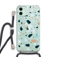Terrazzo N°13: iPhone 11 Transparant Hoesje met koord