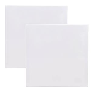 Benson Schildersdoek - 2x - 50 x 50 cm - blanco canvas - katoen - 280 grams