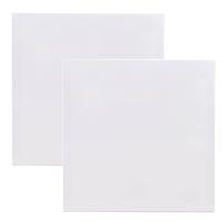 Benson Schildersdoek - 2x - 50 x 50 cm - blanco canvas - katoen - 280 grams