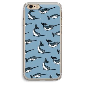 Narwhal: iPhone 6 Plus / 6S Plus Transparant Hoesje