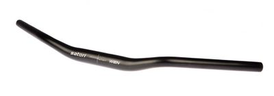Satori Stuur wien ø31.8/b=640mm, 35° gebogen - mat zwart