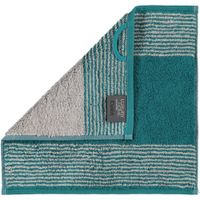 Cawö Cawö Two-Tone Gezichtsdoekje smaragd