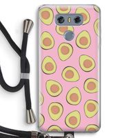 Dancing avocados: LG G6 Transparant Hoesje met koord