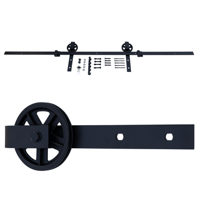 Waelbers Hangrolset wiel met rail in 1 lengte (2000mm) - 1 Stuk(s) - 414917.75