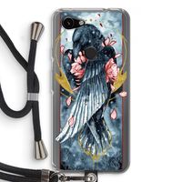 Golden Raven: Pixel 3a Transparant Hoesje met koord