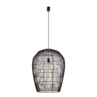 Lyora Rotan hanglampHaiti L Ø 53.5cm zwart - 11168