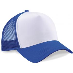 Truckers baseballcap - blauw/wit - volwassenen - voordelige petjes/caps