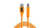 Tether Tools USB-kabel USB 3.2 Gen1 (USB 3.0 / USB 3.1 Gen1) USB-A stekker, USB-B stekker 4.60 m Oranje CU5460ORG - thumbnail