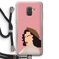 Confidence: Samsung Galaxy A8 (2018) Transparant Hoesje met koord