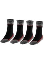Heatkeeper Heren Thermo WerkSokken 4-pack Zwart
