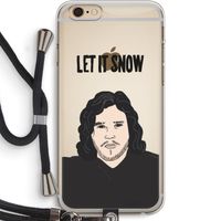 Let It Snow: iPhone 6 PLUS / 6S PLUS Transparant Hoesje met koord