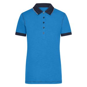 Urban dames poloshirt blauw