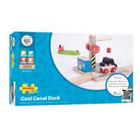 Bigjigs houten rails laadstation steenkool