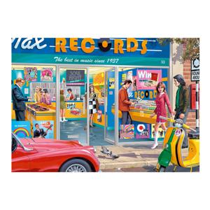 Jumbo Falcon legpuzzzel - the record shop, 1000st.