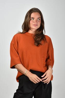 Extreme Cashmere trui Sassie 433 dark orange