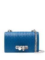 Alexander McQueen sac porté épaule Four Ring en cuir - Bleu - thumbnail