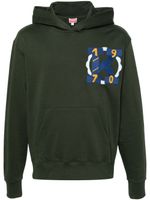 Kenzo hoodie à broderies - Vert - thumbnail