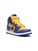 Jordan Kids "baskets montantes Air Jordan 1 Retro OG ""Laney""" - Bleu - thumbnail