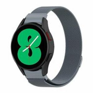 Samsung Galaxy Watch 4 - 40mm / 44mm - Milanese bandje (ronde connector) - Space Grey