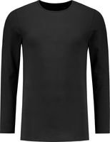 ShirtsofCotton Longsleeve Heren T-shirt Zwart 2-Pack