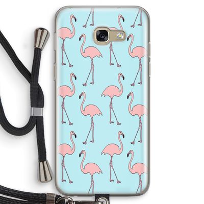 Anything Flamingoes: Samsung Galaxy A5 (2017) Transparant Hoesje met koord
