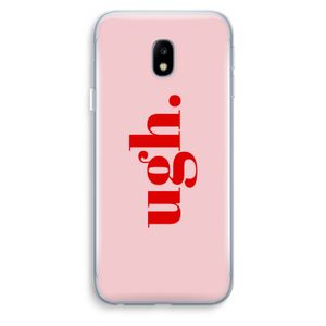 Ugh: Samsung Galaxy J3 (2017) Transparant Hoesje