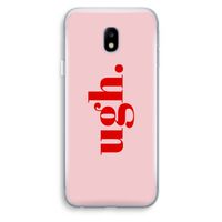 Ugh: Samsung Galaxy J3 (2017) Transparant Hoesje