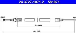 Handremkabel 24372710712