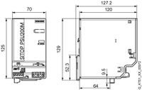 Siemens SITOP Modular 24 V/5 A DIN-rail netvoeding 24 V/DC 5 A 120 W Aantal uitgangen: 1 x Inhoud: 1 stuk(s) - thumbnail