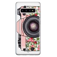 Samsung Galaxy S10 Plus siliconen telefoonhoesje - Hippie camera